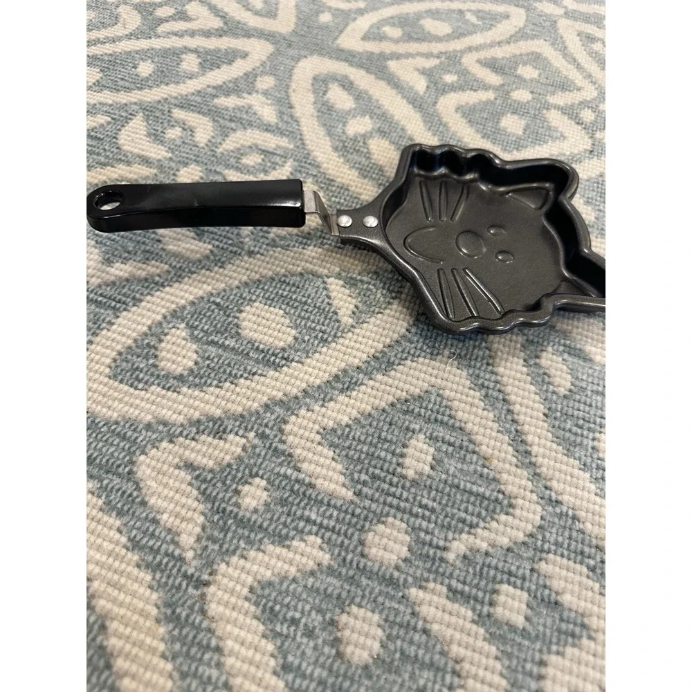 Cat Face Mini Pancake Frying Pan Non-Stick Skillet Cartoon Breakfast Cookware‎